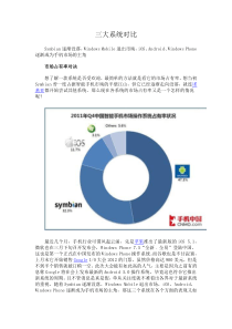 三大系统的对比