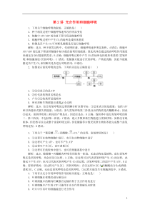 【优化方案】高考生物二轮复习专题二细胞的代谢第2讲光合作用和细胞呼吸强化训练