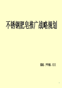 不锈钢肥皂营销策划方案