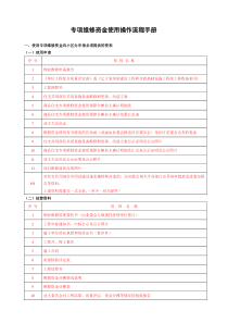 专项维修资金使用操作流程手册