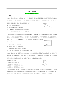 专题2曲线运动第1讲曲线运动(B)第