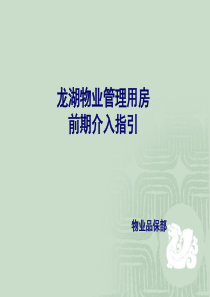 龙湖物业管理用房前期介入指引(46)页