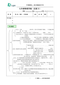 专题一力和机械