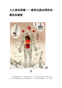 七大身体损害最常见跑步损伤的避免和康复