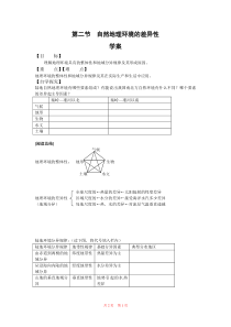 《自然地理环境的差异性》学案