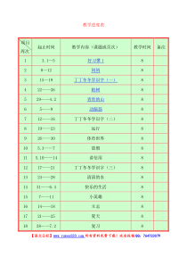 【人教版】二年级下册语文全册教案(含教学进度表)