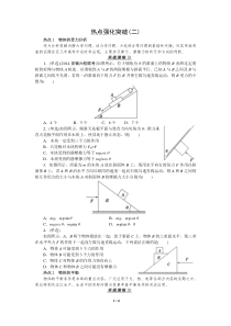 【热点突破题优化方案】2015届高三物理新一轮复习热点强化突破物体的受力分析(含新题详解)