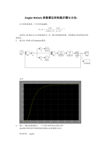 Ziegler-Nichols参数整定控制器步骤与方法