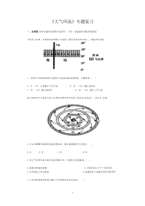 《大气环流》专题复习