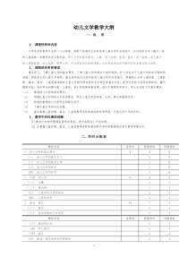 《幼儿文学实用教程》教学大纲(幼师专业)