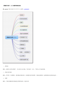 《怪诞行为学12》各章节简单总结