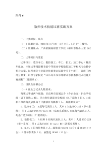 数控技术技能比赛实施方案