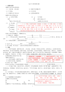 《孟子》两章重要习题答案