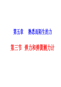 《弹力与弹簧测力计》课件.