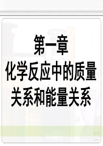 《无机化学》天津大学第四版第一章化学反应中的质量关系和能量关系