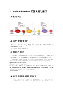 OracleGoldenGate配置说明