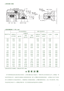 O型密封圈尺寸数据