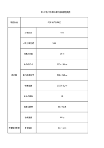 P10半户外单红单元板规格参数