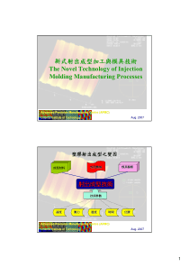 新式射出成型加工与模具技术