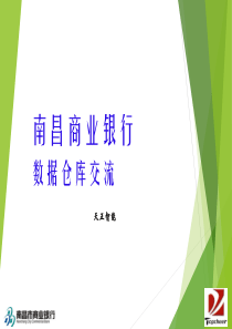 银行数据仓库解决方案交流