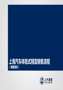 上海汽车体验式精宜销售流程(销售顾问120604)