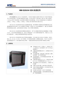 SDI高清矩阵256进64出