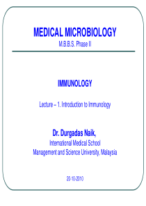 大学授课ppt模板：医学微生物学MEDICALMICROB