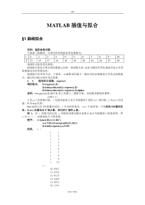 [热门]l]yMatlab插值与拟合教程czf