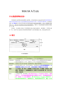 TCPIP学习笔记