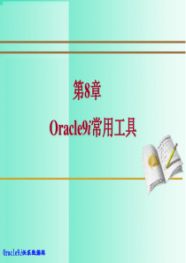 《Oracle9i关系数据库实用教程(第二版)》08