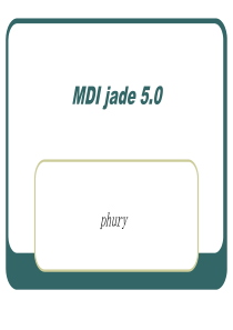 MDI-jade-5简明教程