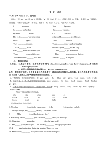 人教版七年级上册英语全册语法知识点梳理