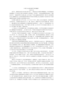 中国汽车业将重蹈巴西的覆辙