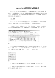 EXCEL如何制作图表详细图文教程