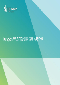 HexagonWLS自动测量应用方案介绍