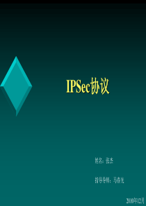 IPSec协议张杰