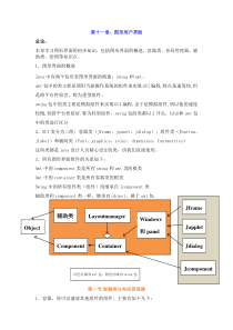 JAVA图形界面教案