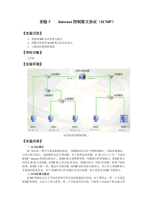 Internet控制报文协议(ICMP)