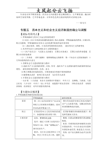 Ksipxb高考历史二轮专题辅导教案资本主义和社会主义经济制度的确立与调整