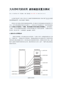 大内存时代的应用 虚拟磁盘设置及测试