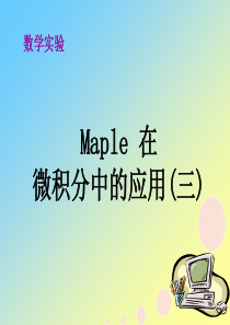 maple在微积分求积分中的应用