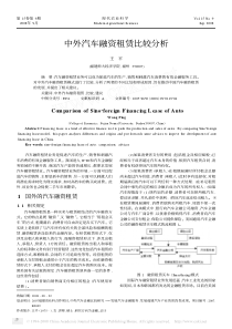 中外汽车融资租赁比较分析