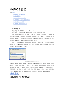 NetBIOS协议