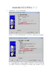 Oracle042知识点和演示