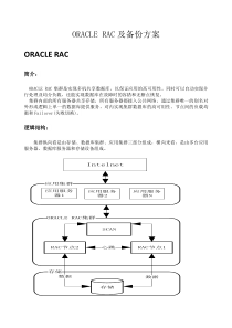 oraclerac和备份方案