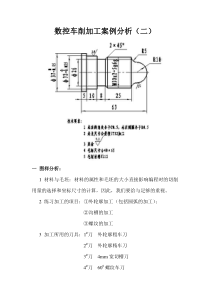 数控车削加工案例分析(二)