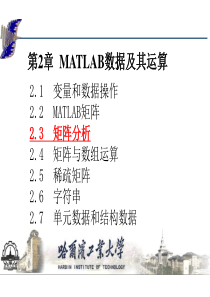 matlab第二章矩阵