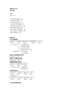 LED数据传输协议