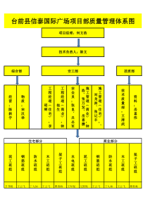 项目质量管理体系图