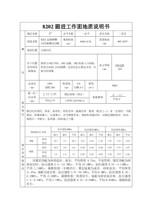 8202掘进工作面地质说明书